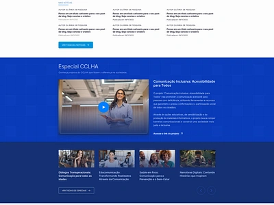 Redesign CCHLA - UFRN design ui web webdesign