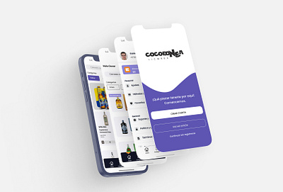 Cocobonga Licores App branding ui uidesign ux uxui