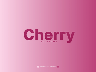 Gradient - Cherryblossoms adobe blossoms cherry color figma flowers gradient