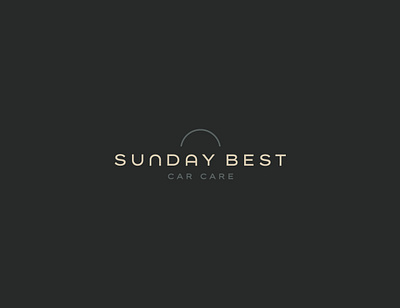 Sunday Best Car Care auto automotive brand identity branding car design detailing graphic design logo vector