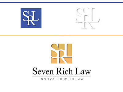 SRL Law Logo branding graphic design logo