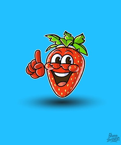 Strawberry Active Mascot branding character character design mascot mascot logo