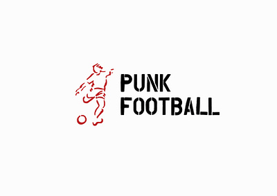 PUNK FOOTBALL branding design graphic design illustration logo vector