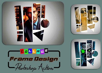 Collage Frame Design Photoshop Action photography