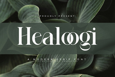 Healoogi - A Modern Serif Font style