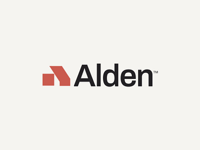 Alden - Furniture Logo Concept abstract architect architecture building decor furniture furniture brand furniture maker furnitures home decor home decorations logo logo identity logos minimalist modern monogram visual identity wood