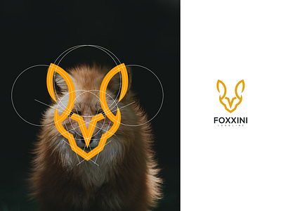 Foxxini Logo Line branding design graphic design icon illustration logo logo design logotype ui vector