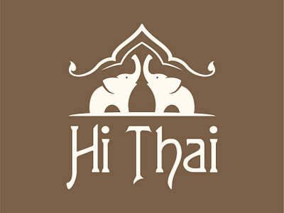 [𝐏𝐑𝐎𝐉𝐄𝐂𝐓] 𝐇𝐈 𝐓𝐇𝐀𝐈 𝐁𝐑𝐀𝐍𝐃 𝐈𝐃𝐄𝐍𝐓𝐈𝐓𝐘 3d branding graphic design logo restaurant thaifood