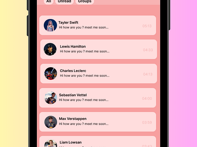 Direct Messaging ui