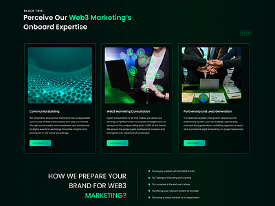 web3 Marketing Expertise Web UI branding graphic design illustration typography ui ux vector website design