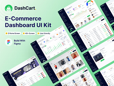 E-Commerce Admin Dashboard Template animation ui kit