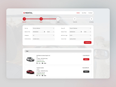 Car Rental Management System booking system branding car booking car rantel car website cars figma figma design landing page management reservation system ui ui design uiux website website template