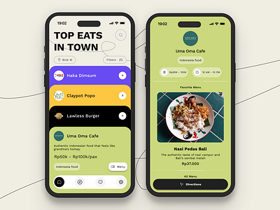 [Exploration - Food Recommendation App] food ui ux