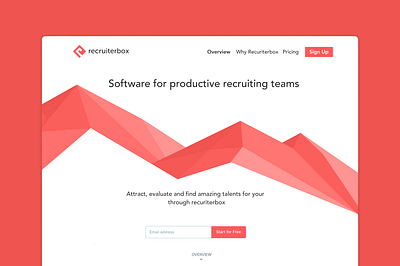 Recruiterbox homepage redesign branding ui