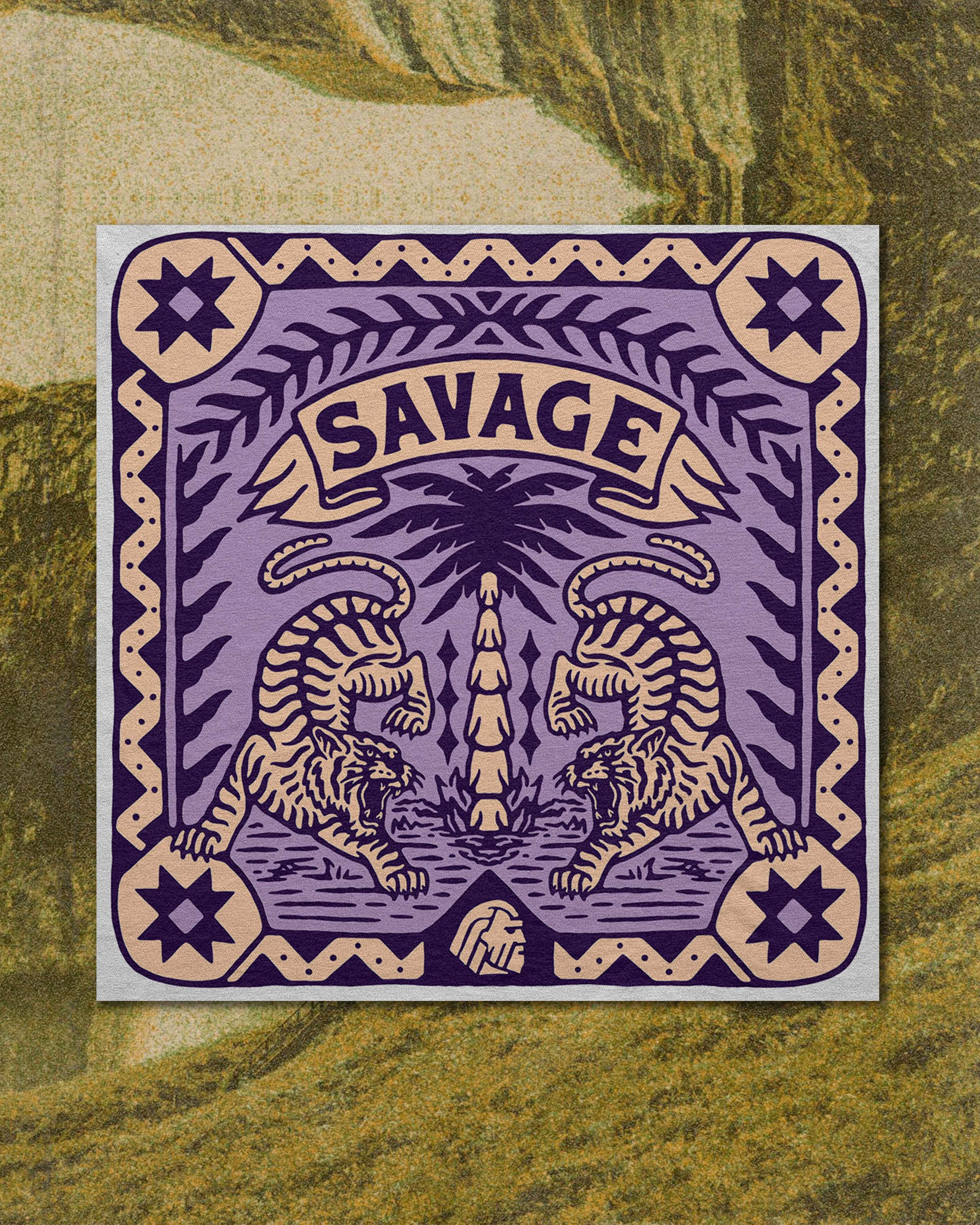 Example of Bandanna / Silk Scarf Design Service