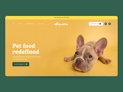 Qualipet: Crafting an Online Pet Store with the Flatsome theme demo dog website ecommerce flatsome flatsome example flatsome theme pet food pet food webshop pet store pets sebdelaweb shop template theme ui design ux builder ux design webshop woocommerce woocommerce theme
