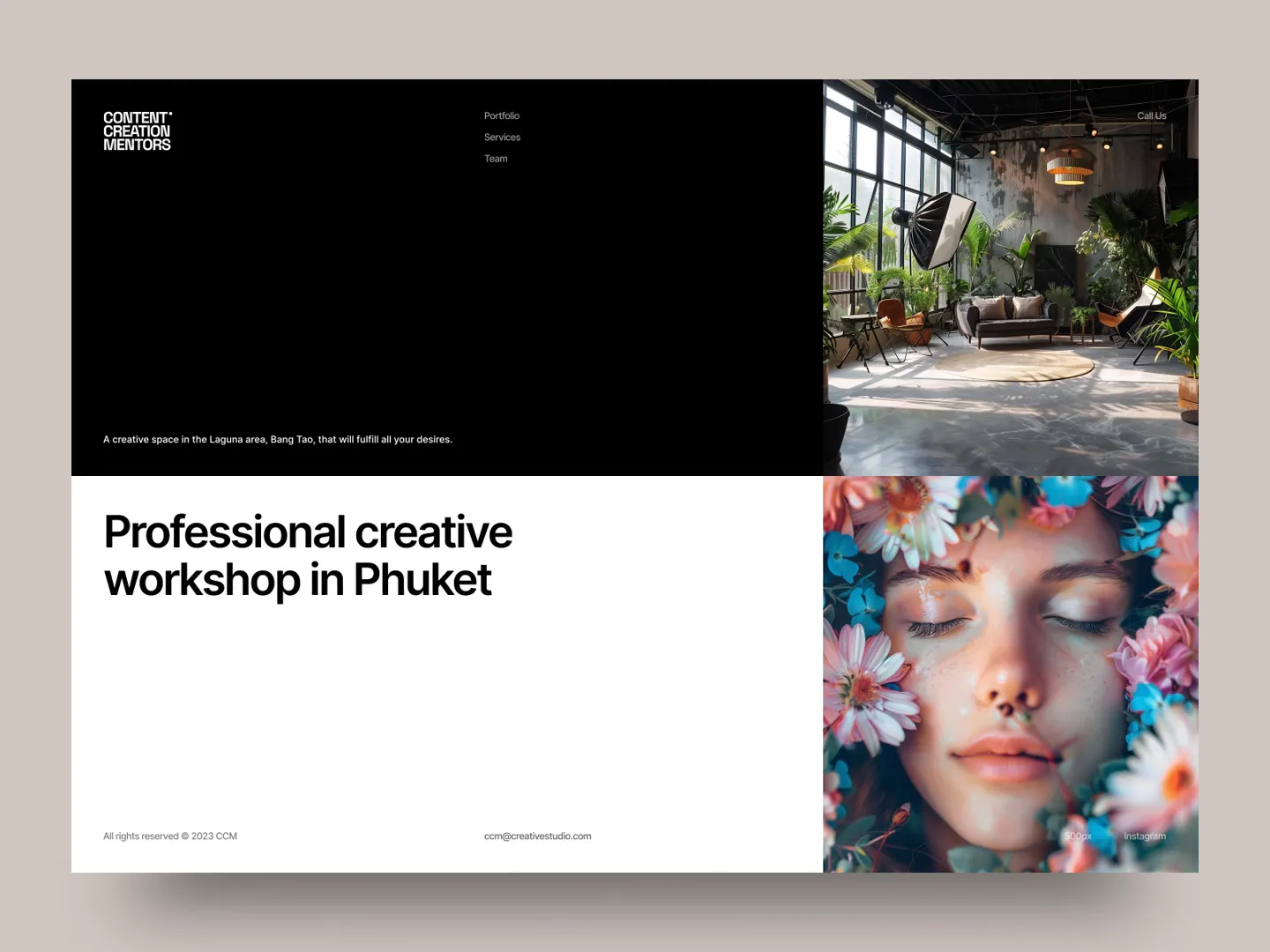 Stunning Studio Website Design for Creative Professionals