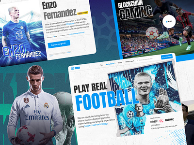 Kickin : Transforming Football with Blockchain Rewards bundesliga creative fifa figmadesign football graphic design haaland hero illustration landingpage premier league product design responsive design ronaldo soccer sports typography ui uxui websitedesign