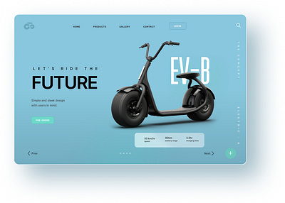 E-bike design graphic design id illustration logo ui ux vector