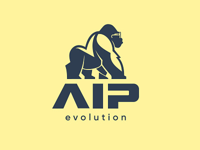 AIP evolution logo abstract logo banding app brand brand identity branding constructions logo design graphic design illustration logo