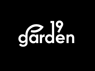 GARDEN 19 LOGO abstract logo banding app brand brand identity branding design graphic design illustration logo ui