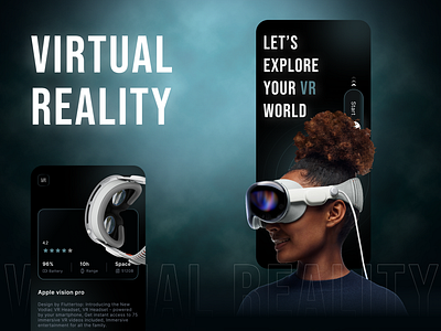 Virtual Reality App Design Case Study app dseign apple store apple vision pro ar ar app augmented reality augmentedreality casestudy design fluttertop hololens ios mixed reality mobile ui mr oculus ui uiux virtual reality vr app