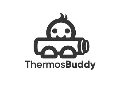 Thermos Buddy abstract logo banding app brand brand identity branding design graphic design illustration logo ui