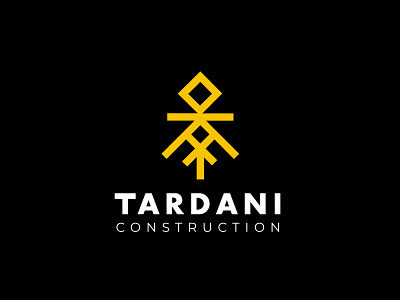 TARDANI CONSTRUCTION abstract logo banding app brand brand identity branding design graphic design illustration logo ui