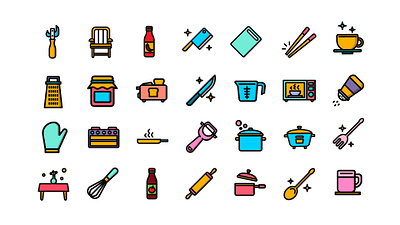 Icon Pack: Kitchen & Dining Room