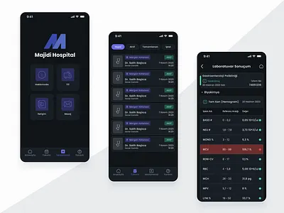Patient Portal Mobil dashboard ui design interaction design ios mobil ui ux