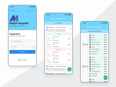 Hbys Mobil Nursing branding dashboard ui design interaction design ios mobil mobildesign ui ux