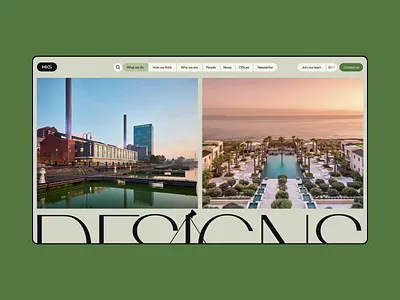 HKS: Architectural Studio animation design ui ux web