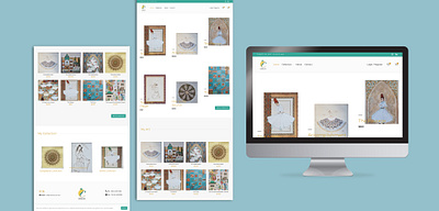 Art Shopping Home Page art shopping ui website wordpress