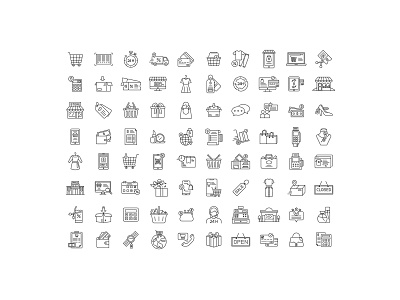 80 Shopping Icons graphicpear icon icon design icon download icon set shopping shopping icon vector icon