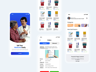 Calnah E-Healthcare app design logo ui ux