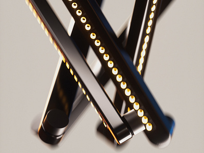 Led Strip Light 3d 3d model abstract c4d cinema4d design interior lamp lights minimal octane product render