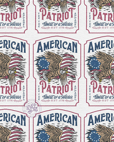 American Patriot american blue collar branding company brand logo company branding company logo design graphic design hunting illustration logo typeface