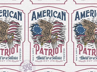 American Patriot american blue collar branding company brand logo company branding company logo design graphic design hunting illustration logo typeface