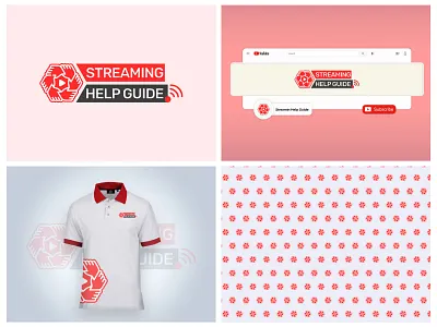 Streaming Guide Help Logo Design for YouTube Channel 3d animation branding graphic design logo motion graphics ui