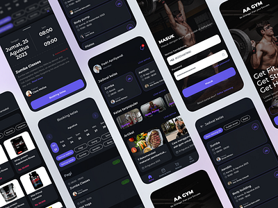 Fitness App app design fitness gym health mobiledesign ui ux