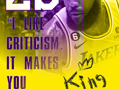 Lebron James: The King on the Court 👑 design graphic design illustrator logo ux