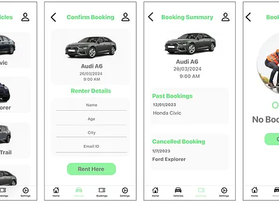 CarPrime IOS Design Layout branding typography ui user research