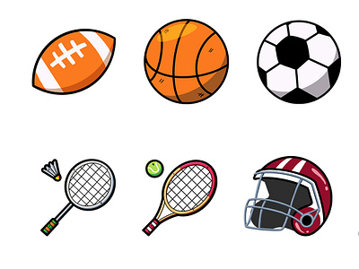 Icon Pack: Sport Equipments