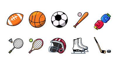 Icon Pack: Sport Equipments