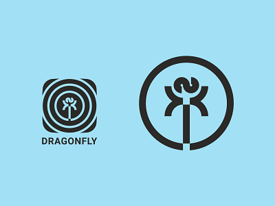 Dragonfly design dragonfly logo pond water