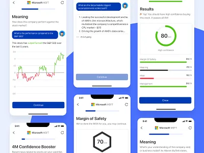 Tykr 4M Mobile chart mobile productdesign stocks ui