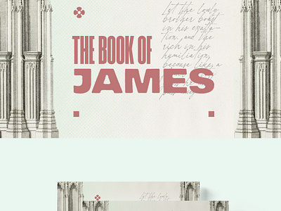 THE BOOK OF JAMES // CONCEPT 2 branding graphic design