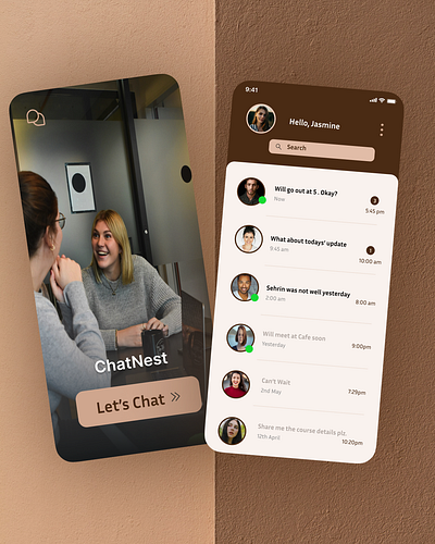 Message App dailyui dailyuichallenge uiux