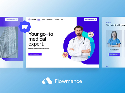 Upgrade Your Medical Site with Dactör! agency template design template webflow webflow template webflowtemplate websitedesign