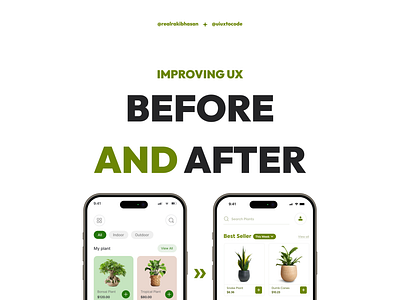 Plant Buying Mobile App - Redesign design mobile app mobile app design mobile app redesign plant buying app realrakibhasan redesign ui ui design ui ux design uiuxtocode ux ux design web app design website website design